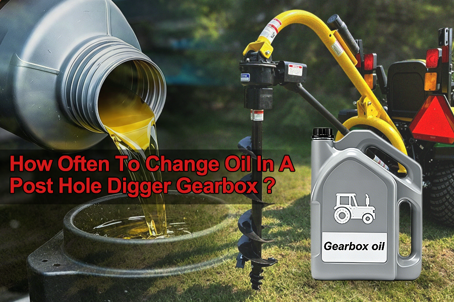 How Often to Change Oil in a Post Hole Digger Gearbox?