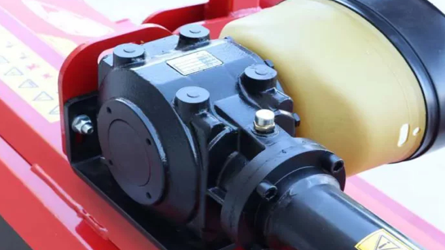 flail mower gearbox inspection appearance