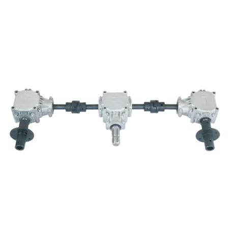 SLX-14375 heavy duty fertilizer spreader gearbox for tractor PTO applications
