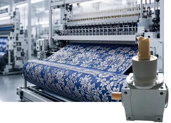 Jacquard loom gearbox