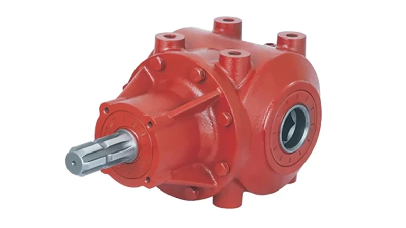 Rotary tiller gearbox for agricultural machinery PTO transmission system